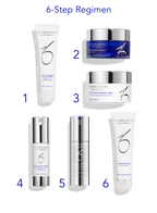 6-step ZO Skin Health skincare regimen including cleanser, polish, and hydrating crème -Vos Collection