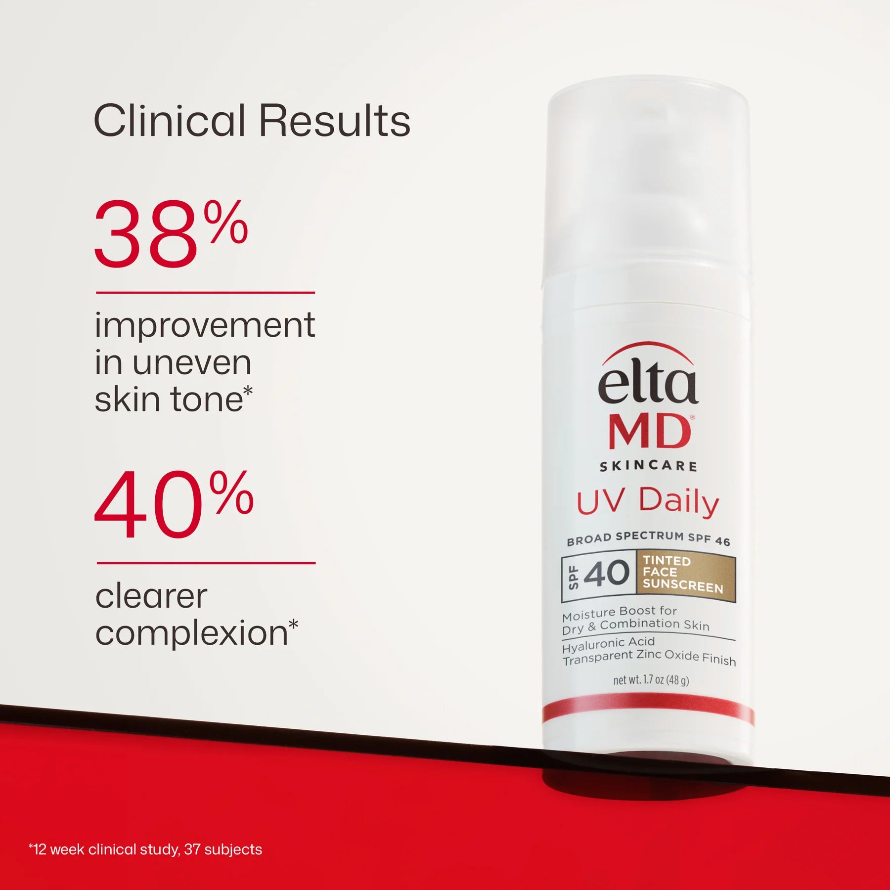 Elta MD UV Daily Tinted Face Sunscreen SPF 40 for clearer complexion & even skin tone -Vos Collection
