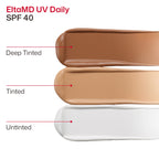 EltaMD UV Daily SPF 40 in Deep Tinted, Tinted, and Untinted shades -Vos Collection